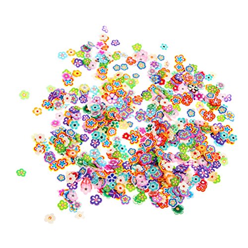 Team-Management(TM) 1000X Nail 3D Fimo Letter Fragments of Polymer Clay Stickers Gel Tips