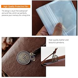 Photo Album 4x6 120 Photos, Leather Photo Albums