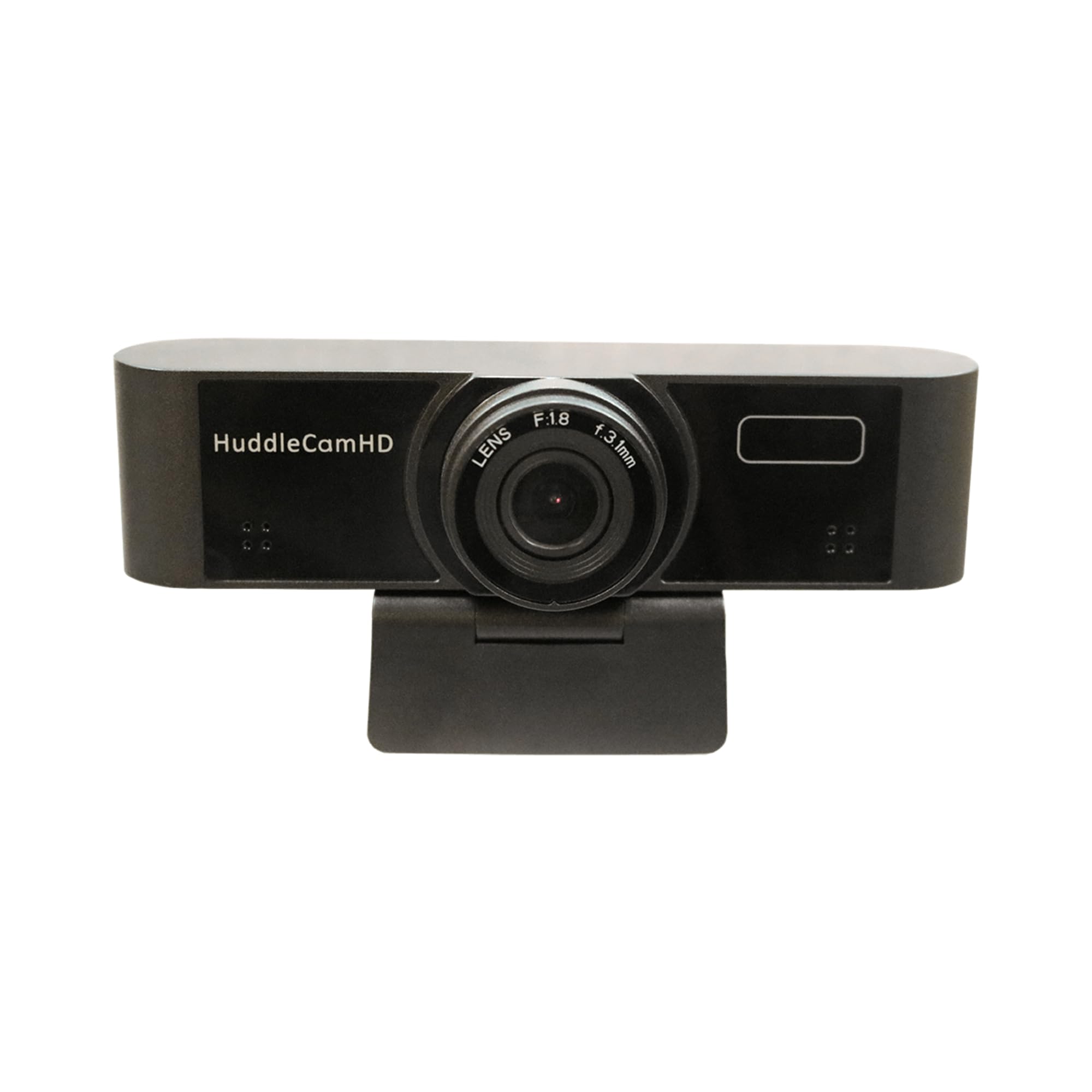HuddleCam 1080P USB Webcam 104 HFOV 1920x1080 30fps Dual Microphones USB 2.0 (Black) App-based OSD