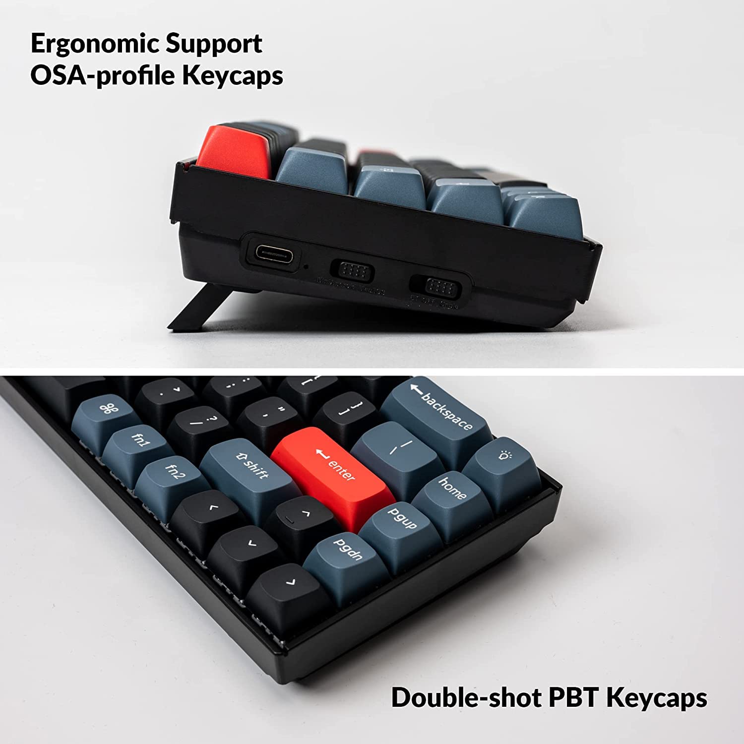 Keychron K6 Pro QMK/VIA Wireless Mechanical Keyboard, Hot-Swappable Custom Programmable Macro Wired Keyboard with Keychron K Pro Brown Switch, White Backlit, PBT Keycaps for Mac Windows Linux