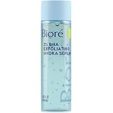 Biore 2% BHA Exfoliating Hydra Serum, Pore Refining, 4 Fl Oz | Salicylic Acid Formula, Unclogs Congestion, Smooth Texture, Nourishing Hydration, Daily Leave-On Treatment