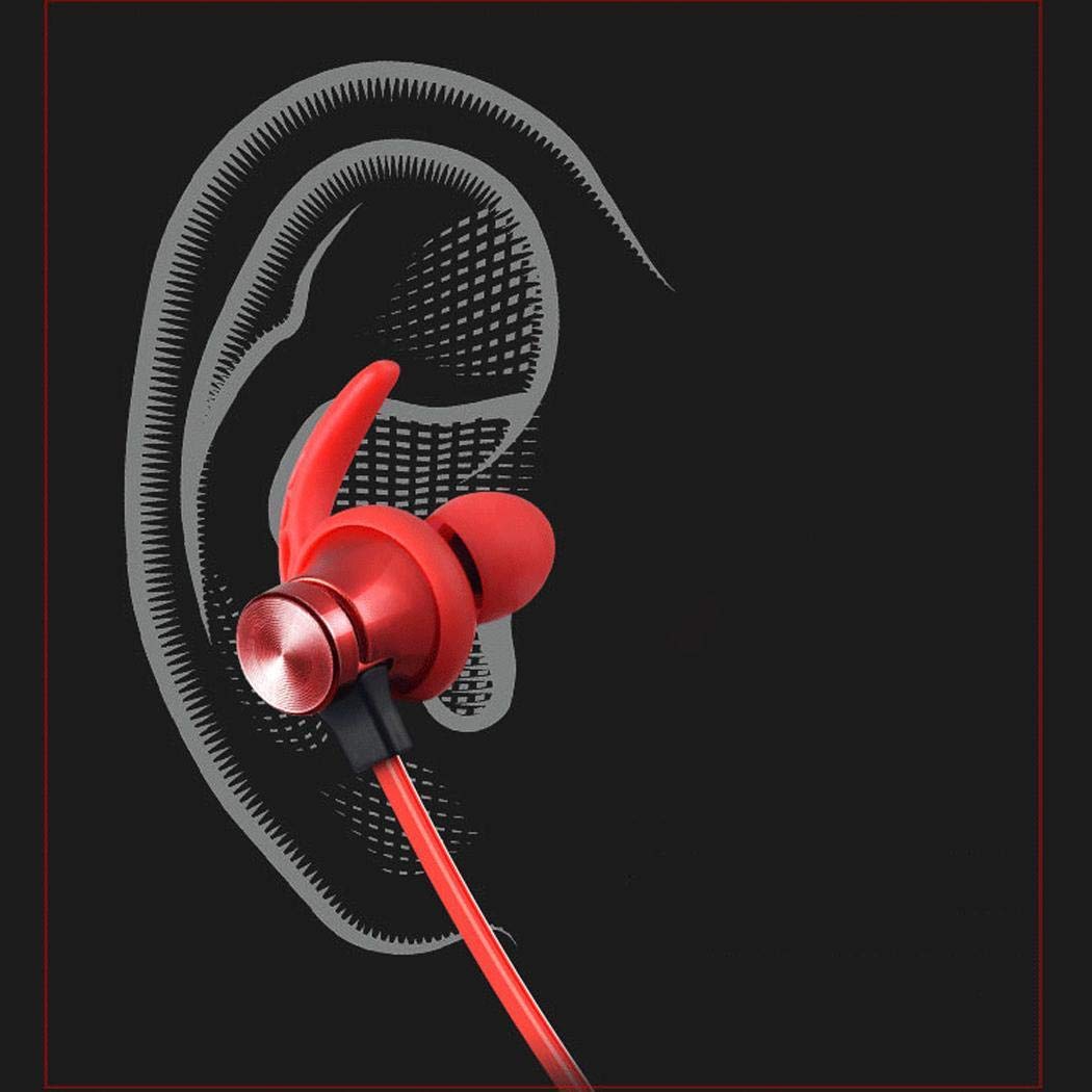 Junio1 Cuffie magnetiche Sportive con Archetto da Collo Auricolari Bluetooth Stereo bilaterali Senza Fili Cuffie Bluetooth
