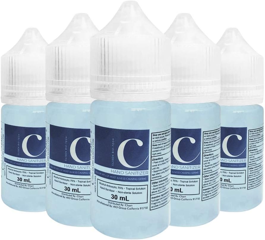 Disposable Hand Sanitizer 5 pack X 30 mL Speed Dry Hand Wash Free Advanced Hand Soap Hand Lotion Disposable Hand Cleaner