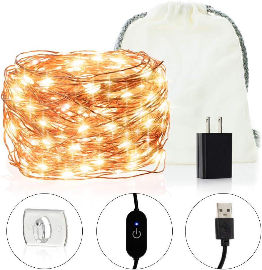 Honeywell LED Outdoor String Lights, 24 FT Commercial Grade Patio