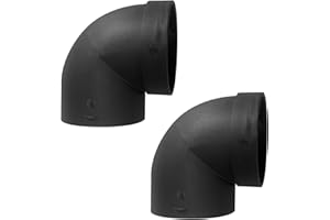 Copgge 2PCS 75mm 3-Inch Diesel Heater Duct Connector Valve Warm Air Ducting Pipe Elbow Outlet Connector Parking Air Exhaust P