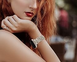 Dsytom Bing Band Compatible with Apple Watch Band