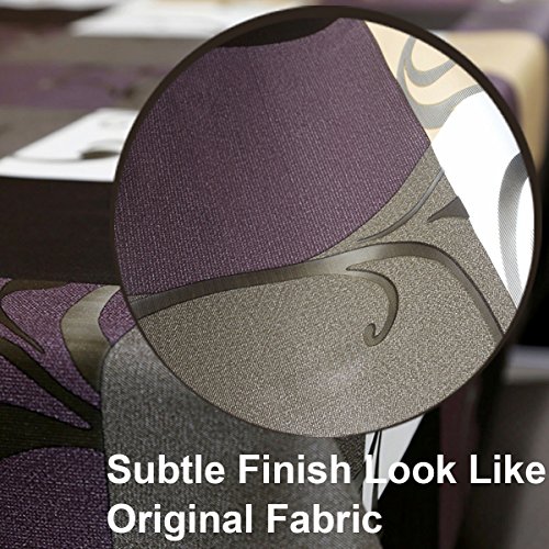 LEEVAN Heavy Weight Vinyl Rectangle Table Cover Wipe Clean PVC