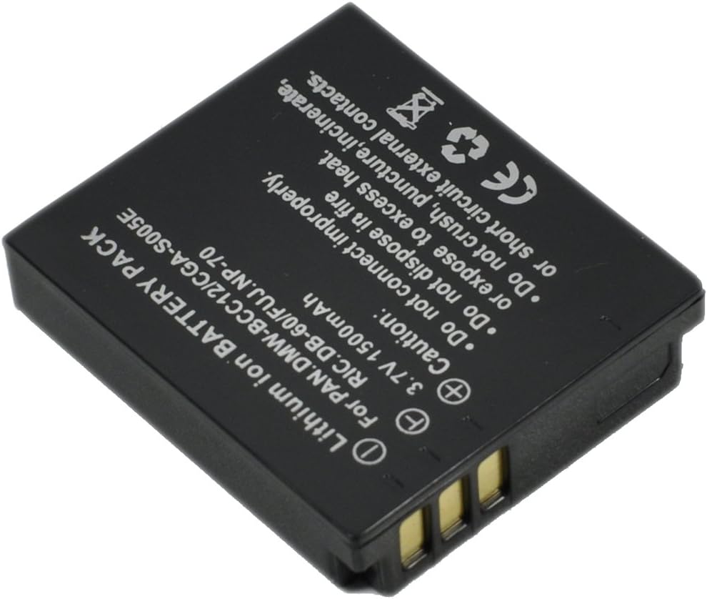 BTBAI 4x BP-41 Battery For BP41 DP1 DP2 DP3 Merrill CGA-S005 NP-70 Digital Camera Battery k1a, black - Image 4