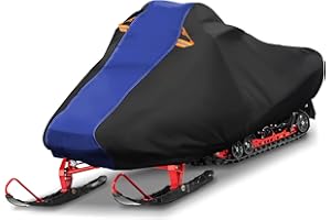 Tokept Snowmobile Cover, Waterproof Trailerable Snowmobile Cover Sled Ski Cover Compatible with Polaris Yamaha Ski-Doo Arctic