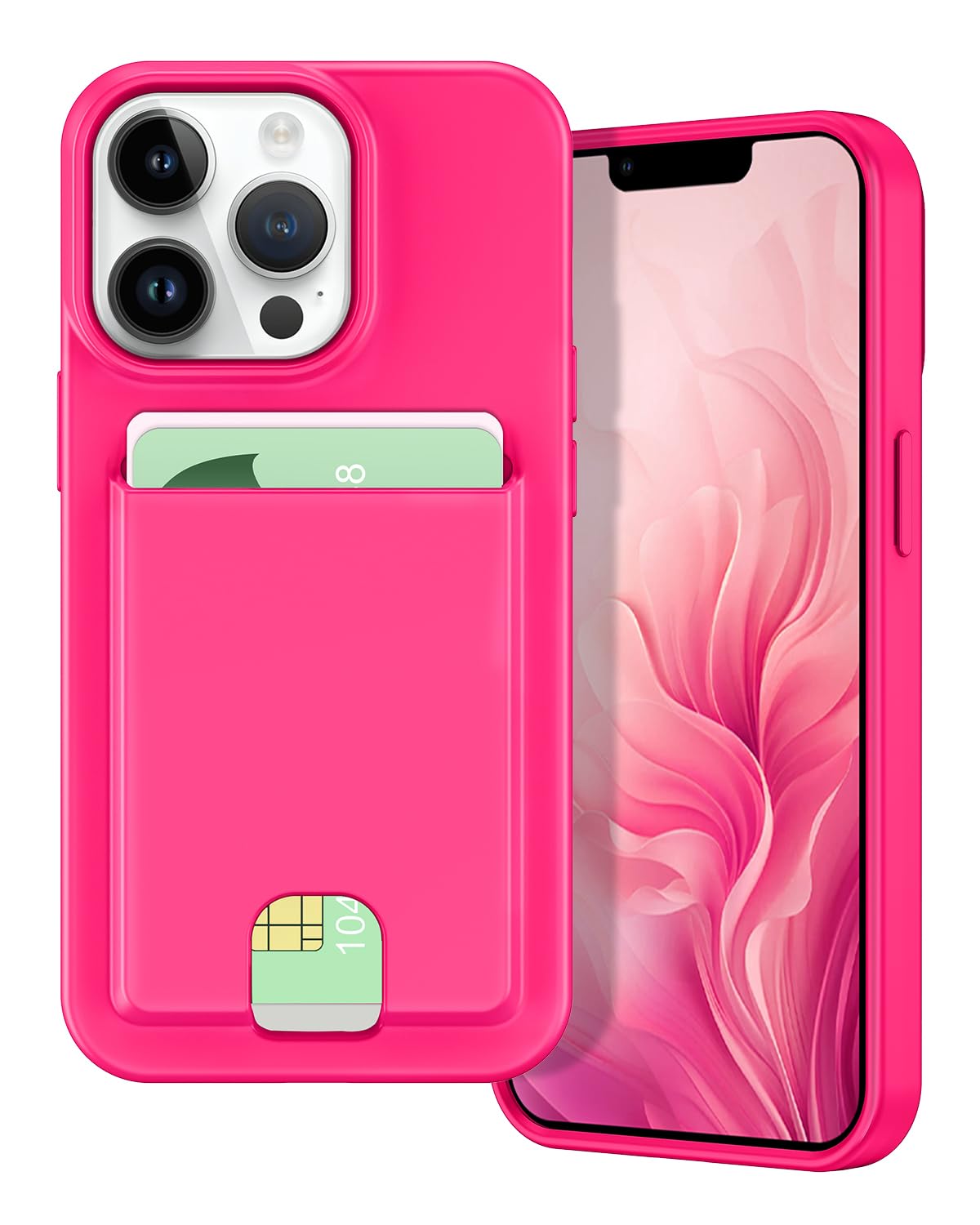 Petocase for iPhone 13 Pro Wallet Case Card Holder