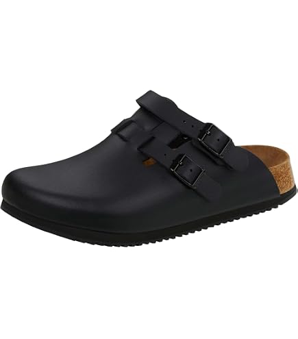 Amazon.com | Birkenstock Unisex Amsterdam BS Synthetic Rubberized