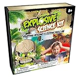 Explosive Science Kit: Ready-to-Use Erupting Volcano & Slime Skull Lab