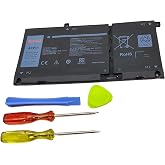 GHU JK6Y6 Laptop Battery 40Wh Replacement for Dell Latitude 3410 3510 3120 3140, Vostro 5300 5301 5401 5501, Inspiron 5300 5401 5402 5406 5408 5508 5509 7405, Compatible with C5KG6 CF5RH H5CKD
