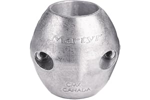 Martyr Anodes, Streamlined Shaft Anodes with Stainless Steel Slotted Head