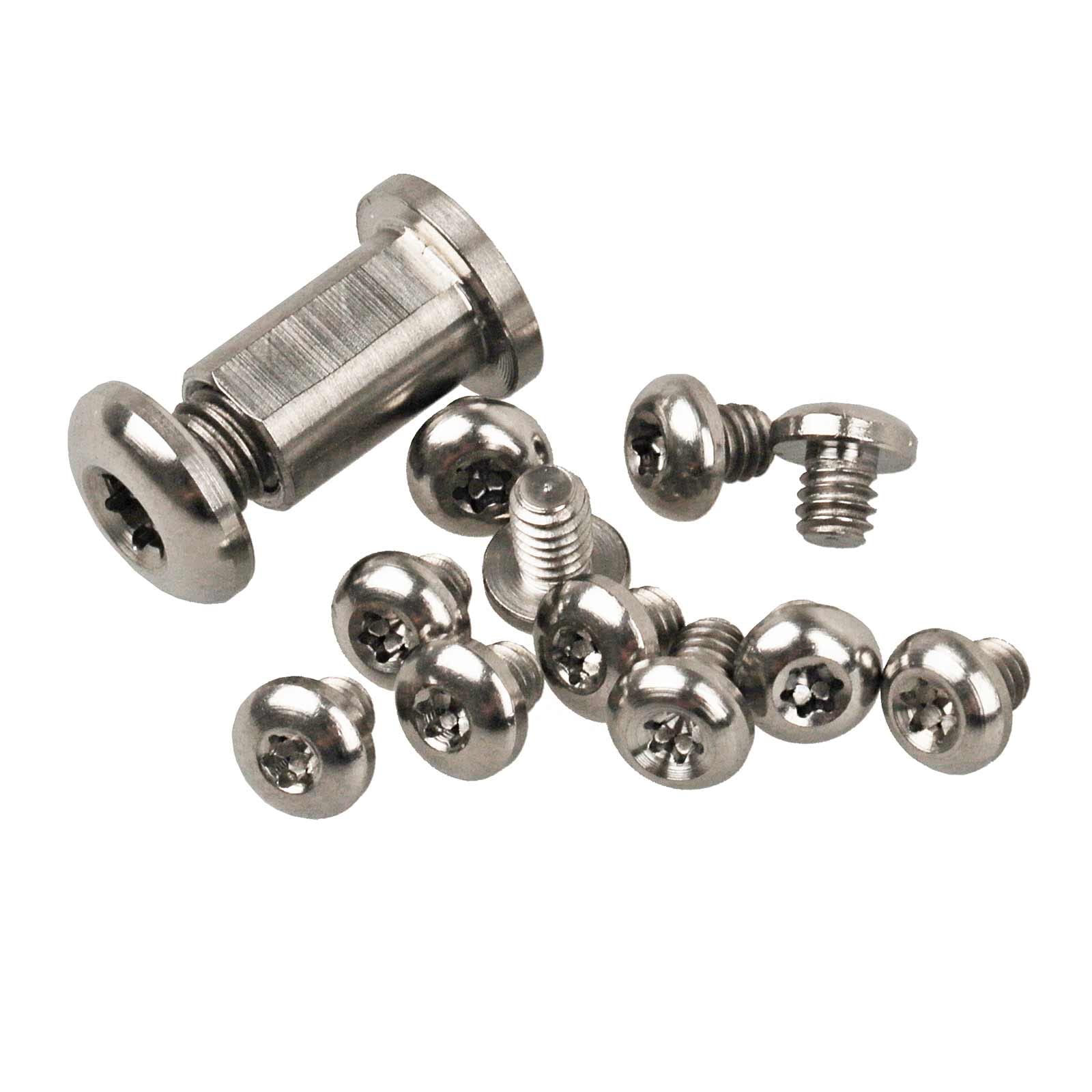 Photo 1 of 13Pcs Custom Titanium Alloy Torx Screw and Pivot Set for Benchmade 535 BUGOUT, Includes Handle and Pocket Clip Screws (Titanium)