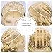 IMSTYLE Blonde Curly Wigs Density Synthetic Lace Front Wigs For Women Heat Resistant Synthetic Hair Drag Wig Part Freely 26 Inch