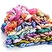 Rainbow Color Embroidery Floss - Cross Stitch Threads - Friendship Bracelets Floss - Crafts Floss - 160 Skeins Per Set