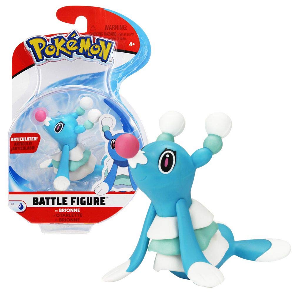 Selection Battle Figures | Pokemon | Action Figure | Collectible Play Figure, Play Figure:Brionne