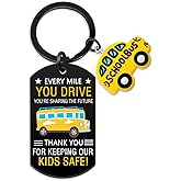 Bus Driver Appreciation Gifts For Men School Bus Driver Gifts Inspirational School Buses Keychain Retirement Thank You Gift Thanksgiving Christmas Back To School Gift Ideas