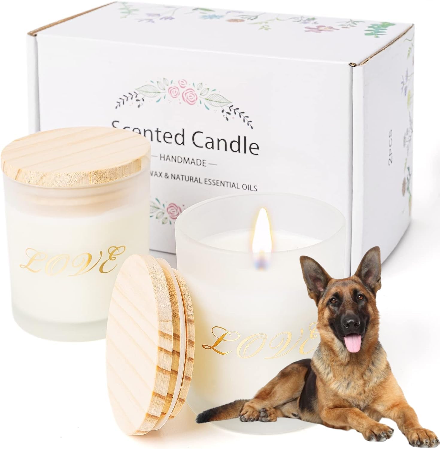 Photo 1 of Candles for Home Scented, 2 Pack 11 Oz Sage+Orange Candles Gifts for Women, Aromatherapy Jar Candles Set, with Essential Oil for Stress Relief Meditation Candle Gifts Set