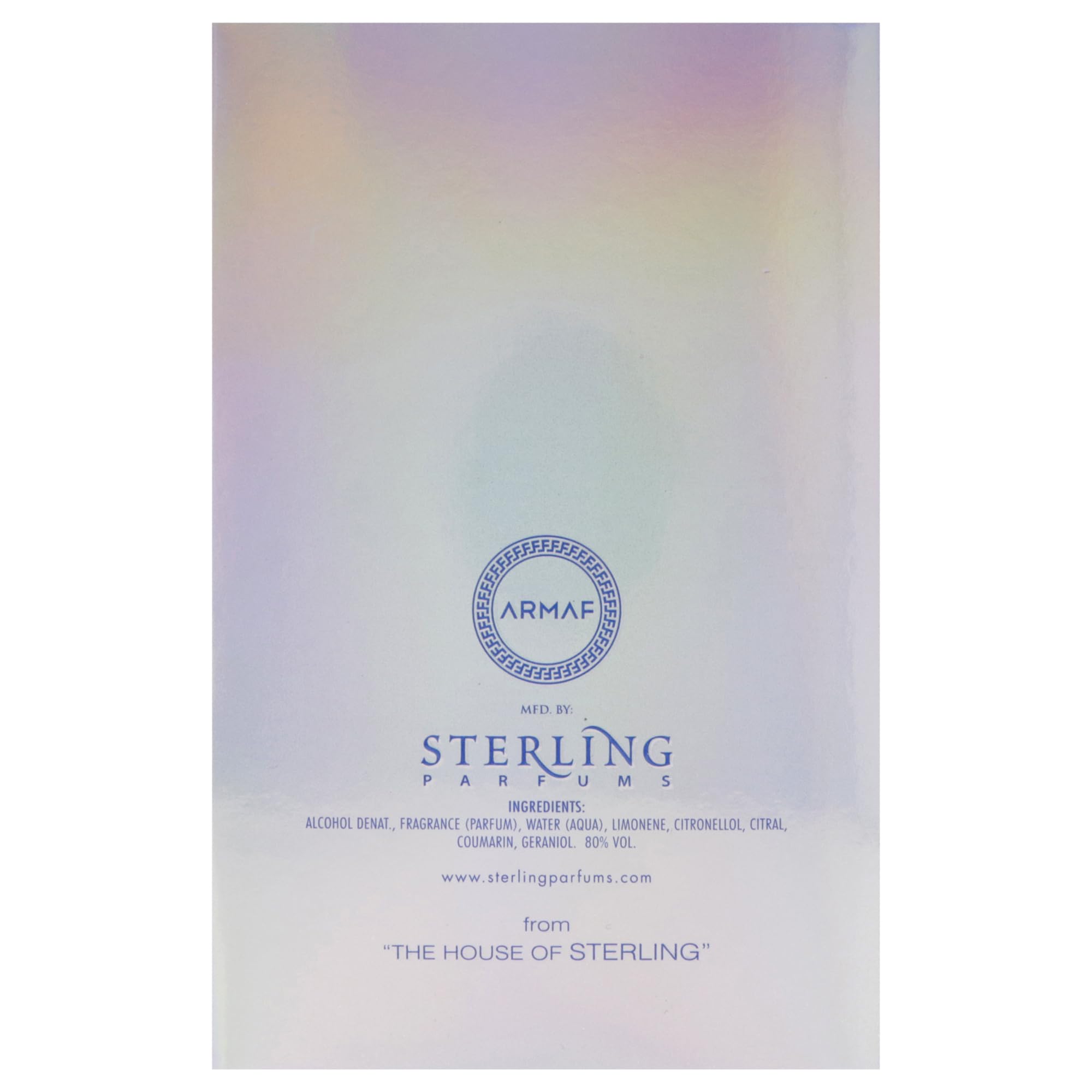 Armaf Club de Nuit Blue Iconic for Men Eau de Parfum Spray, 3.6 Ounce