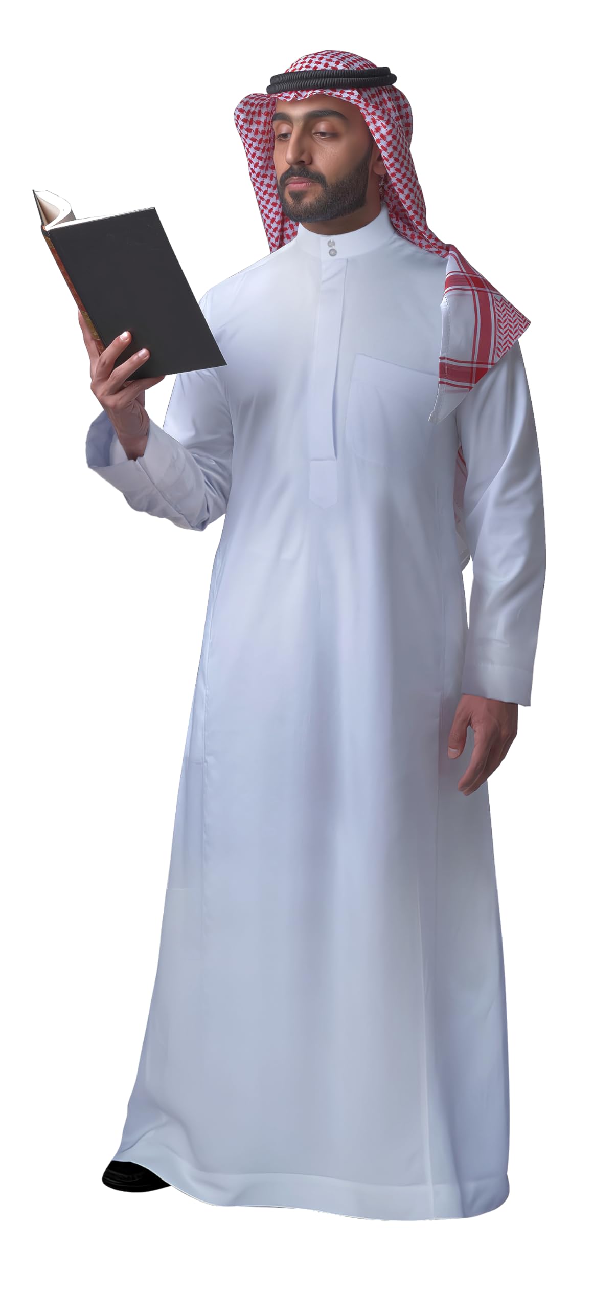 Photo 1 of ****ROBE ONLY**** JPXH Men's Muslim Clothes Islamic Thobe Middle Eastern Kaftan Dress Abaya Dubai Arab Robes