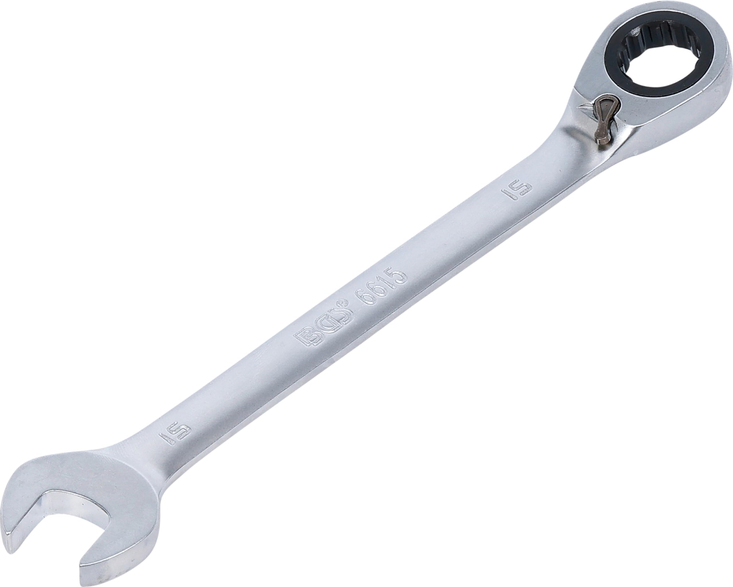 BGS 6615 | Ratchet Combination Wrench | reversible | 15 mm