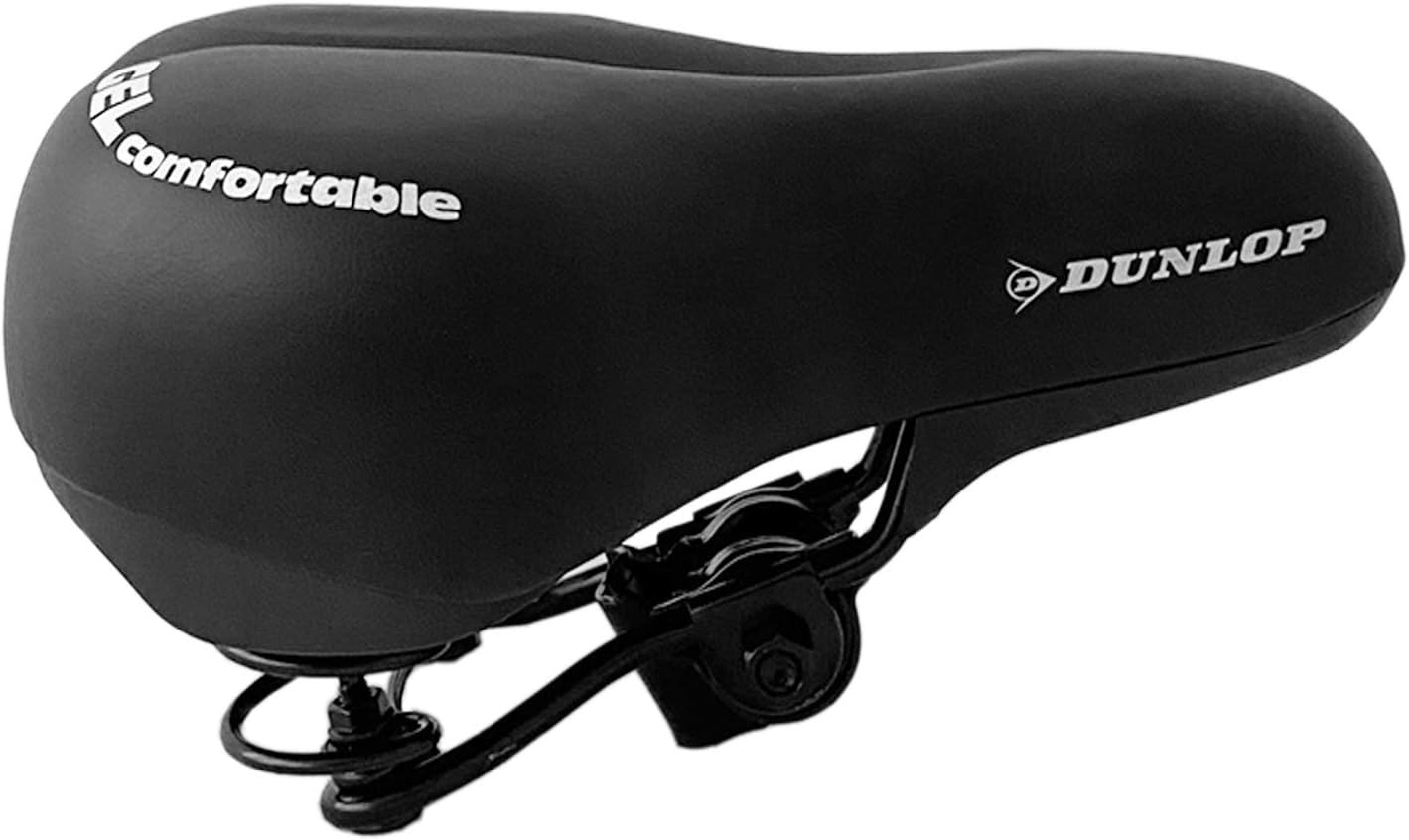 FineHome Dunlop Cityrad Touring Gelsattel Fahrradsattel Cityradsattel gefedert