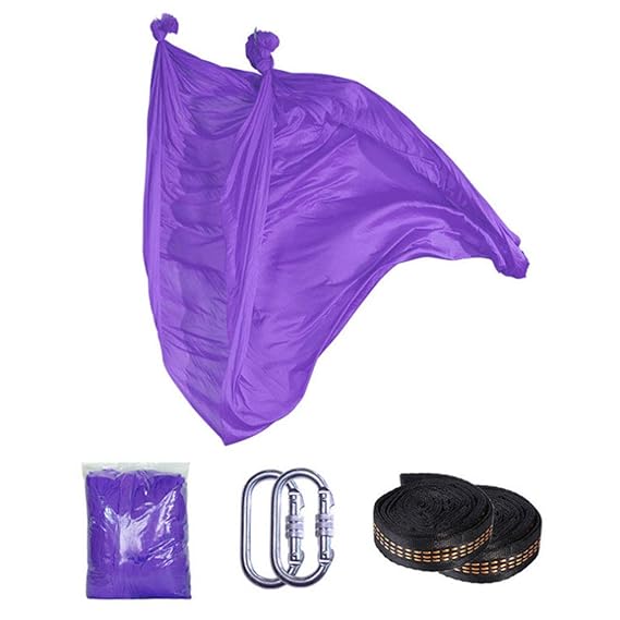 Amazon.com : DIMPLEYA Stretch Yoga Hammock Extra Long Yoga ...