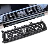 Goodithy Front Center Air Vent Outlet Cover for BMW 5 Series F10 F11 | Front Dash Center A/C Air Conditioning Grille Panel, for BMW 520i 523i 525i 528i 530i 535i 550i 2010-2016