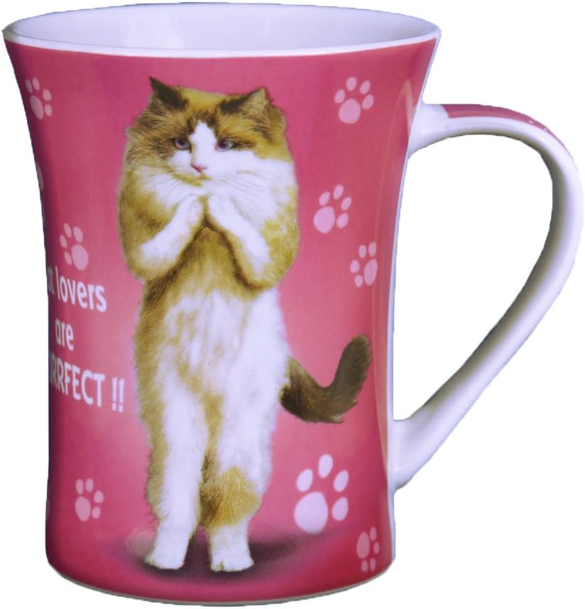 Cat Lovers Yoga Pet Bone China Mug