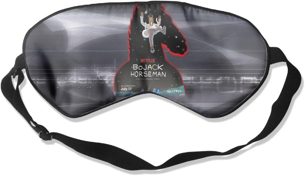 Banghot Women's Or Men's Unisex Unique Bojack Horseman Poster Sleep-masks