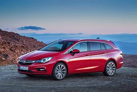 Amazon Com Opel Astra Sports Tourer Biturbo 16 Car Print On 10 Mil Archival Satin Paper Red Front Side Static View 16 X Posters Prints