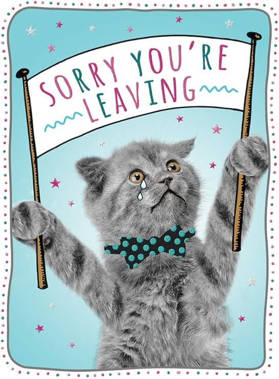 Very Large Sorry You`re Leaving Card 11.75 x 8.75 Inches Piccadilly Greetings Amazon.co.uk