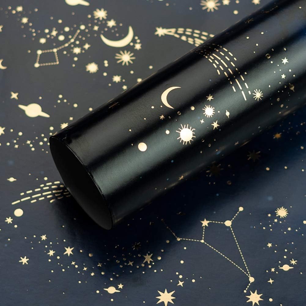 XYYBZZ Wrapping Paper Creative Birthday Gift Wrapping Paper Waterproof Christmas Flowers Handmade Self-adhesive Gift Box Diy Wrapping Paper Material 60 * 60cm (Color : 1009)