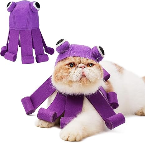 Symbollife Chapeau De Compagnie Poulpe Pour Petit Chien Chat