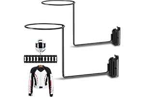 ONAGAD E Track Helmet Holder | E-Track Display Storage Organizer Hanger Rack for Motorcycle Bike Helmets for Warehouse, Garage, Workshop, Mechanic Shop | Etrack Accessories,Motorcycle Accessories (Pack of 2)