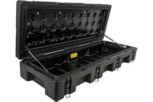 23ZERO 102L Overland Gear Box - Black Roof Rack Mountable, Portable, Lockable Storage Box for Camping or Recovery Gear
