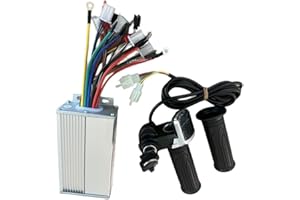 STARTBUYMORE 30A E Bike Brushless Motor Controller with LCD Throttle, Suitable for 36V/48V/64V/72V Batteries (48V64V72V )