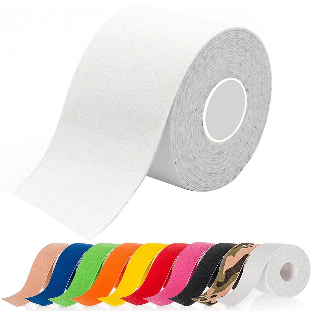Kinesiology Tape | Sports Tape 5m x (2.5/3.8/5/7.5) cm Roll of Elastic Muscle Support Tape for Exercise &Injury Recovery