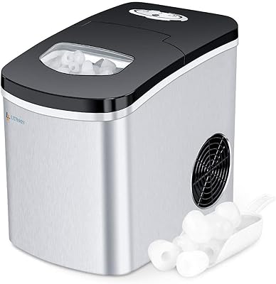 LITBOOS Portable Ice Maker Machine for Countertop 26 lbs / 24 Hours
