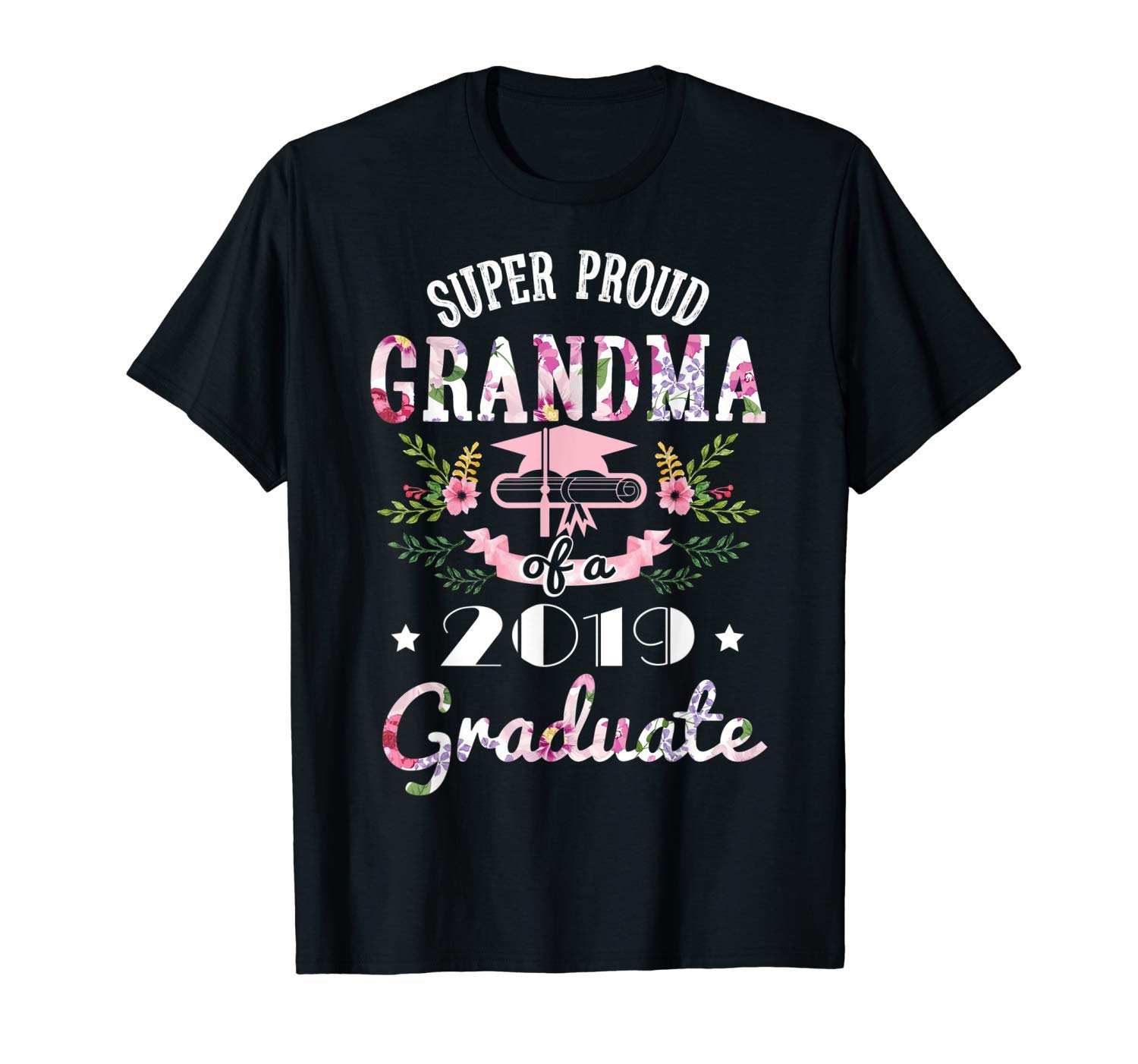 Proud Grandma Of A 2019 Graduate Tshirt Senior Graduation T-shirt, Unisex , For S 