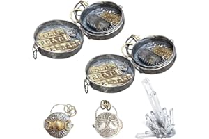 Triple Moon Silver Locket with Tree of Life, Handmade Spell Locket of Life Lockets with Real Energy Quartz Crystal Amulet, Po
