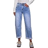 Astylish Jeans for Women Straight Leg High Waisted Stretchy Bootcut Leg Jean Trendy 2025 Relaxed Fit Denim Pants