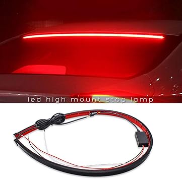 Amazon Com Ceyes Led Third Brake Light Strip Flexible Rear Window Brake Light Strip Waterproof Ip67 144pcs Led Third Tail Light 2 Functions Brake Running 90cm Universal Red 3rd Brake Light