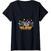Women's The Boys Cartoon Illustration Superhero TV Show V-Neck T-Shirt