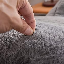 NTBED Reading Pillow Faux Fur Bed Wedge Backrest