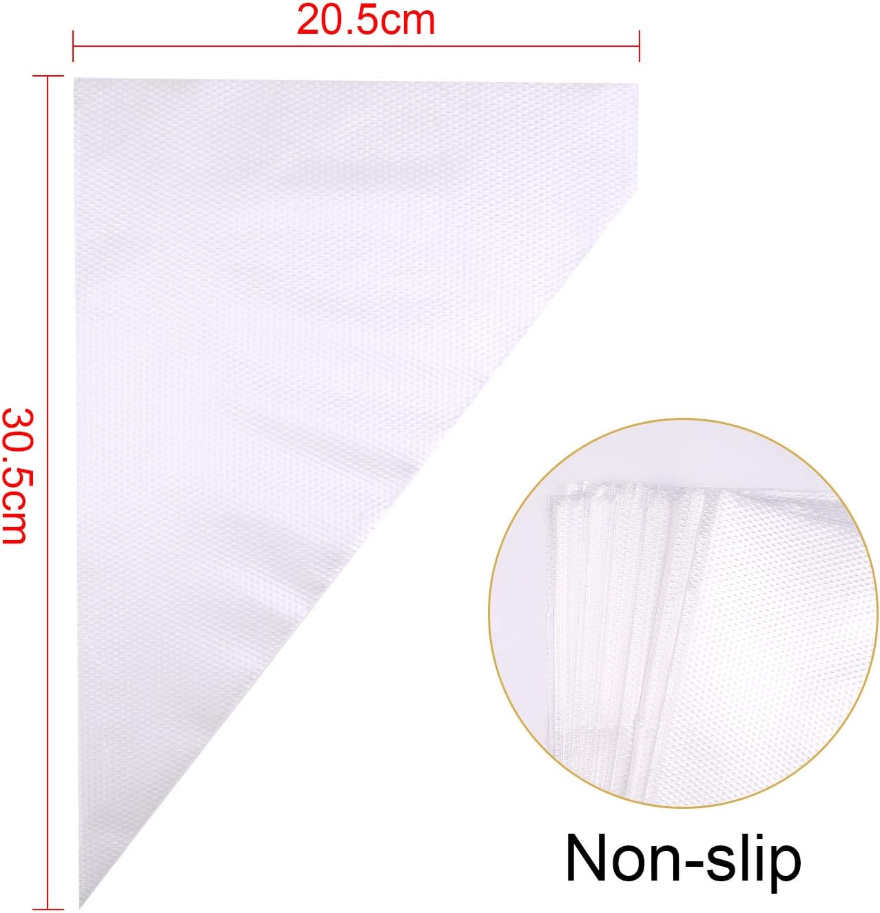 TUPARKA 120 Pcs Disposable Pastry Bags Plastic Icing Piping Bag for Cake Cookies Dessert Cupcakes Decoration - Image 4