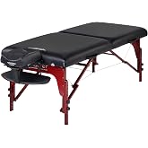 Master Massage 31" Montclair Pro Portable Massage Table Package, Memory Foam Cushioning, Reiki Panels, Shiatsu Cable Release- Tattoo Table, Spa Bed, Facial Bed