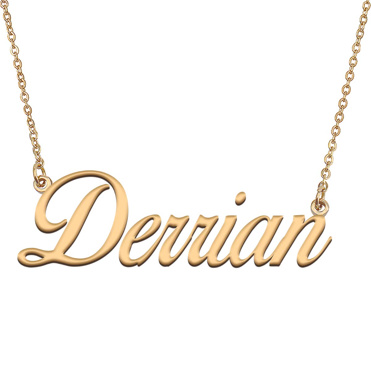 HUAN XUN Customized Custom Simple Any Name Necklace